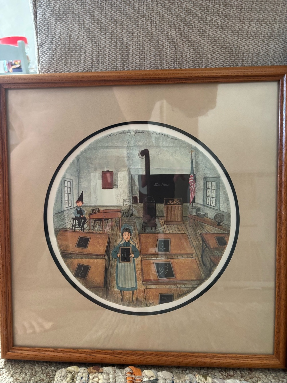 P Buckley Moss signed Numbered “The Long Grave School”